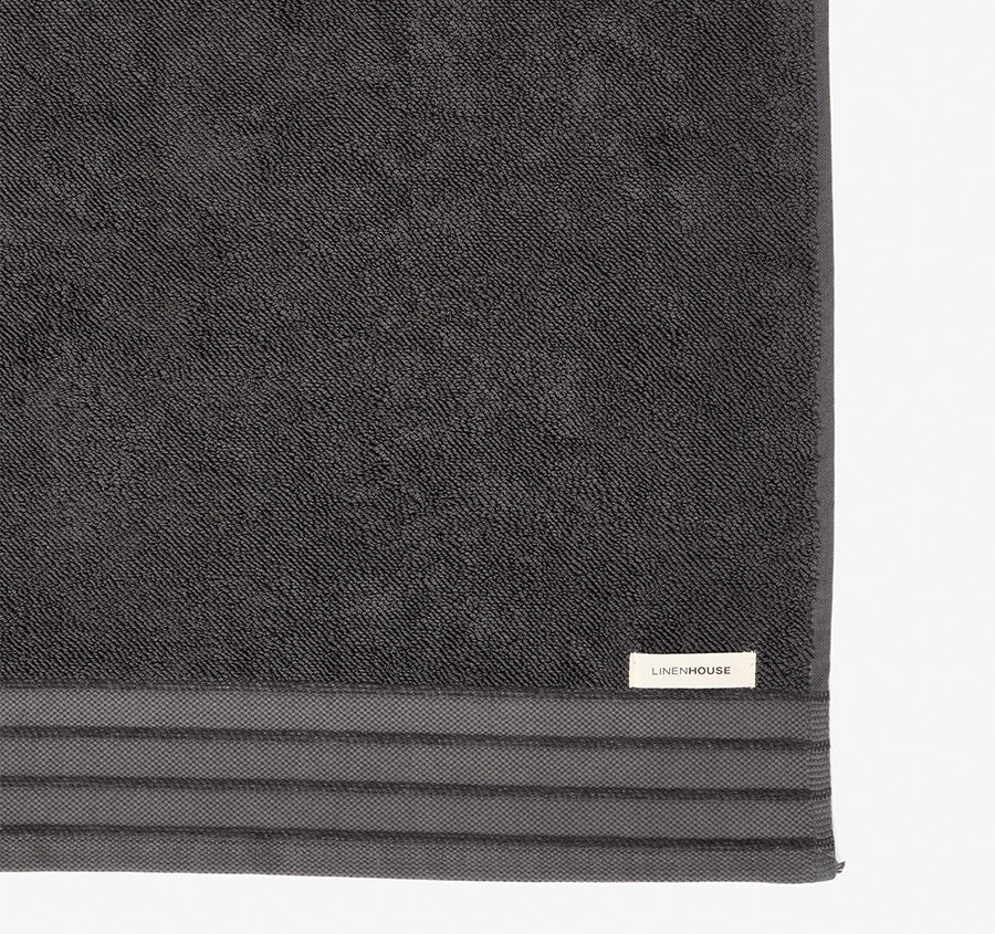 Marley 600GSM Cotton Bath Towel Range Charcoal