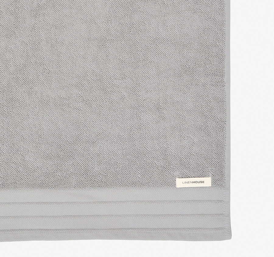Marley 600GSM Cotton Bath Towel Range Silver