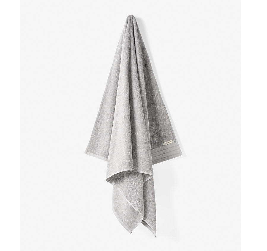 Marley 600GSM Cotton Bath Towel Range Silver