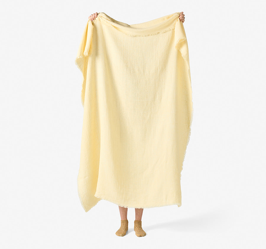 Maya 130x170cm Throw Rug Butter