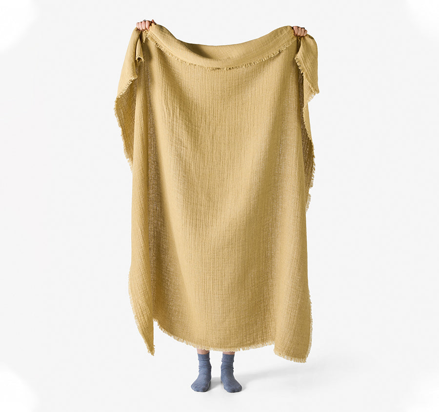 Maya 130x170cm Throw Rug Dijon