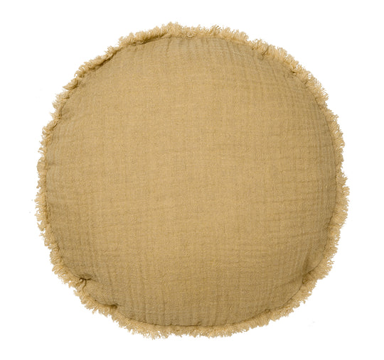 Maya 45cm Filled Round Cushion Dijon
