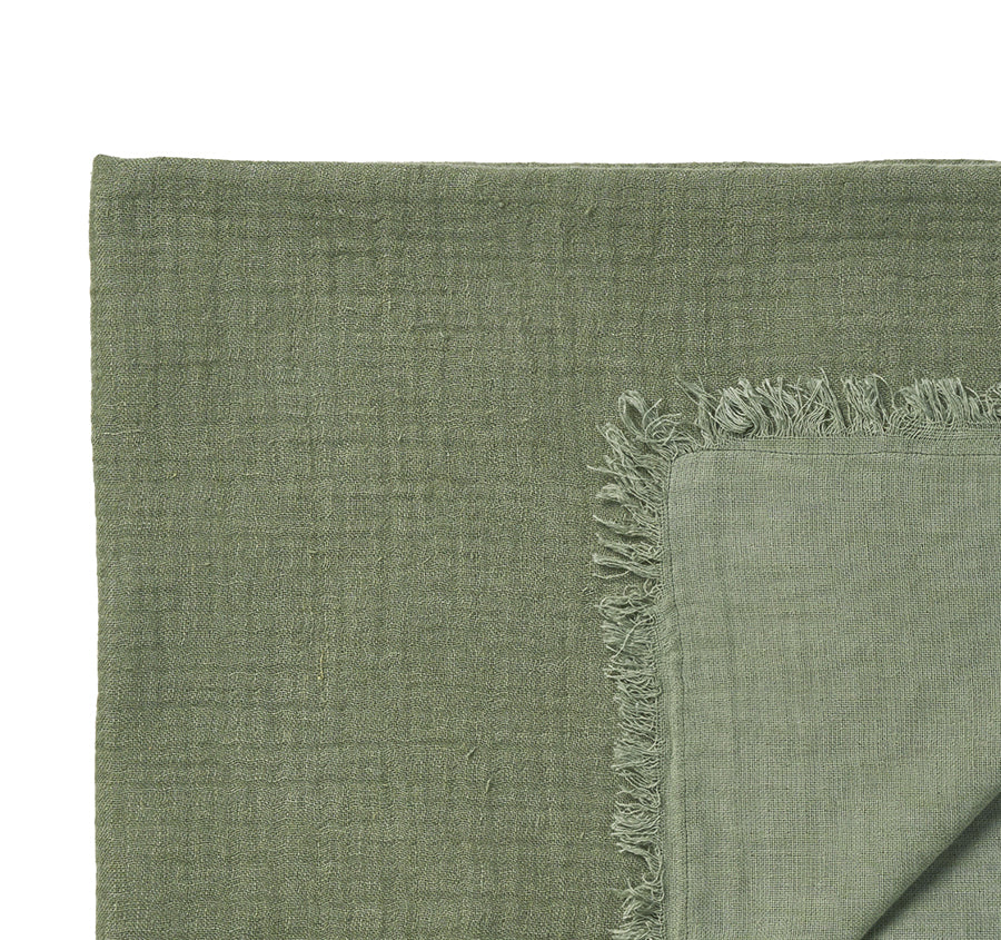 Maya 130x170cm Throw Rug Moss