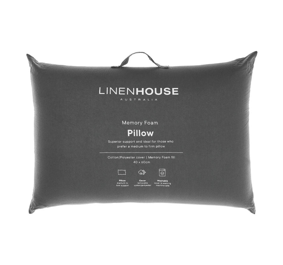 Memory Foam Medium to Firm Standard Pillow