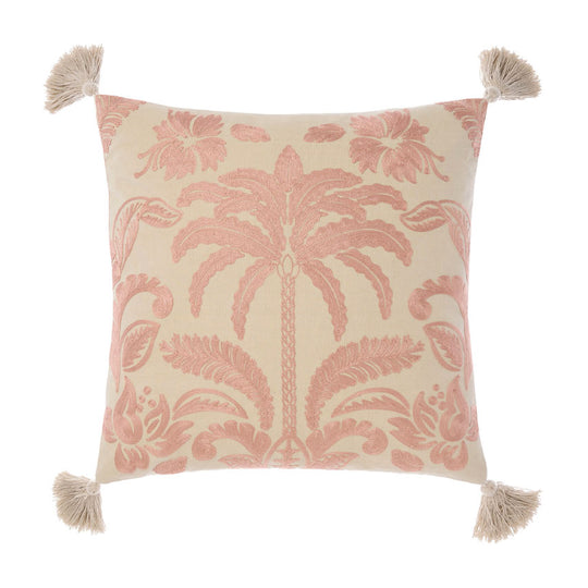 Messina 45x45cm Filled Cushion Pink Clay