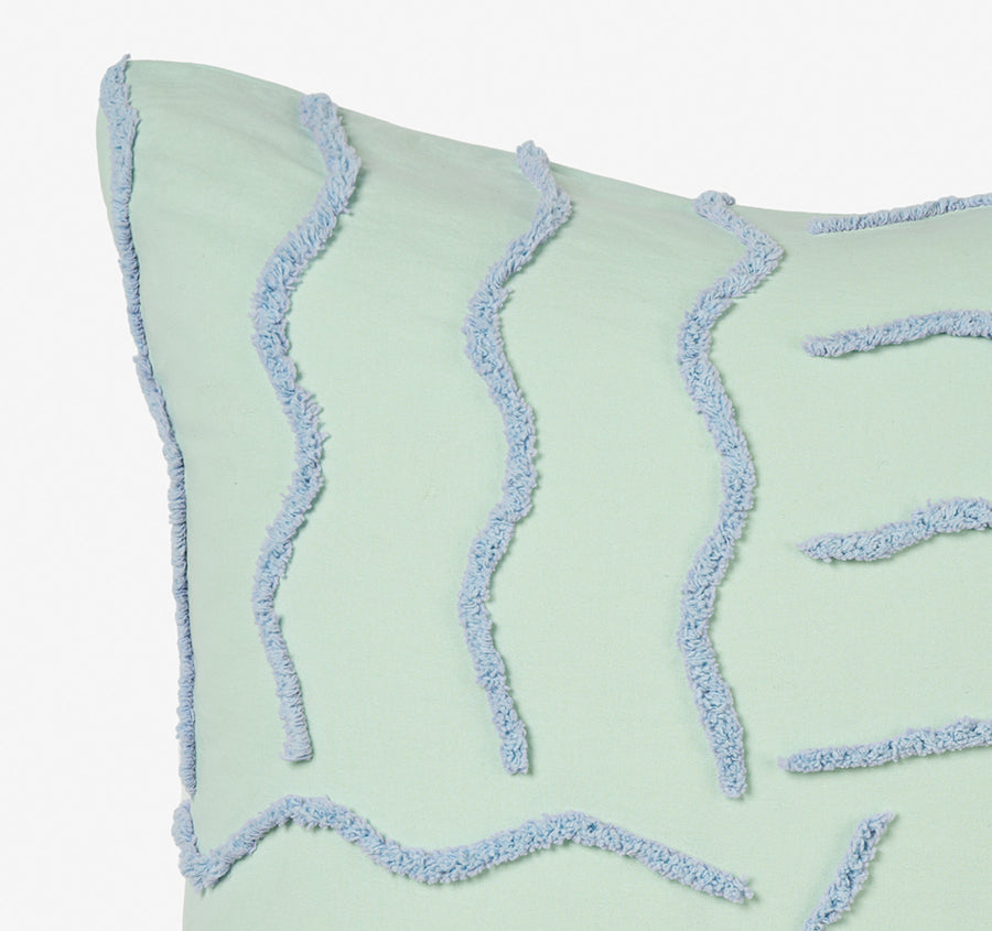 Metung European Pillowcase Mint