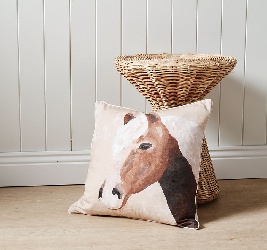 Milawa 48x48cm Filled Cushion Horse