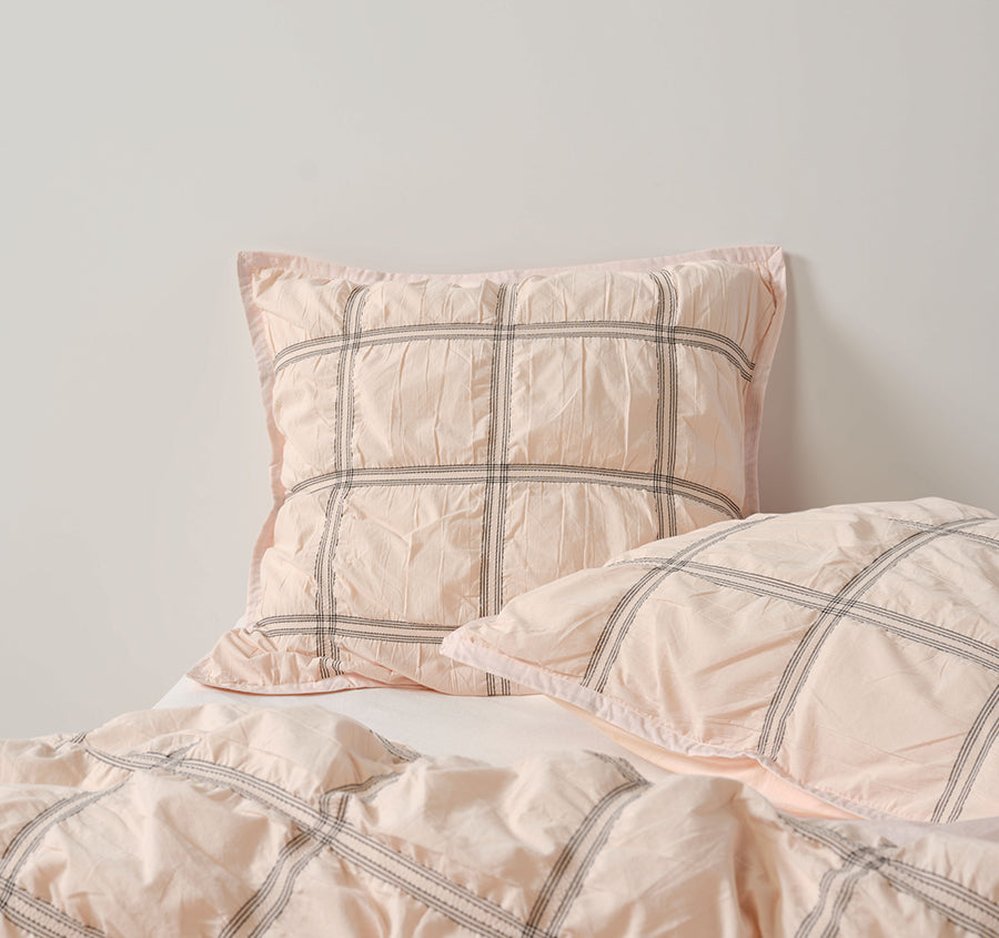 Mireya European Pillowcase Blush