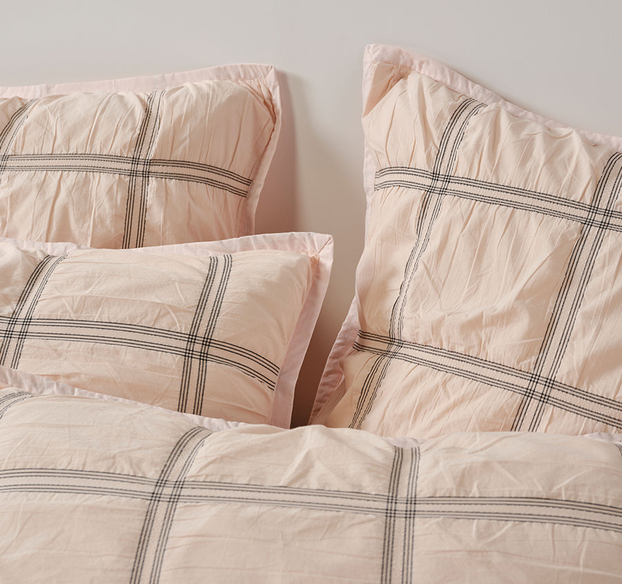 Mireya Quilt Cover Set Range Blush