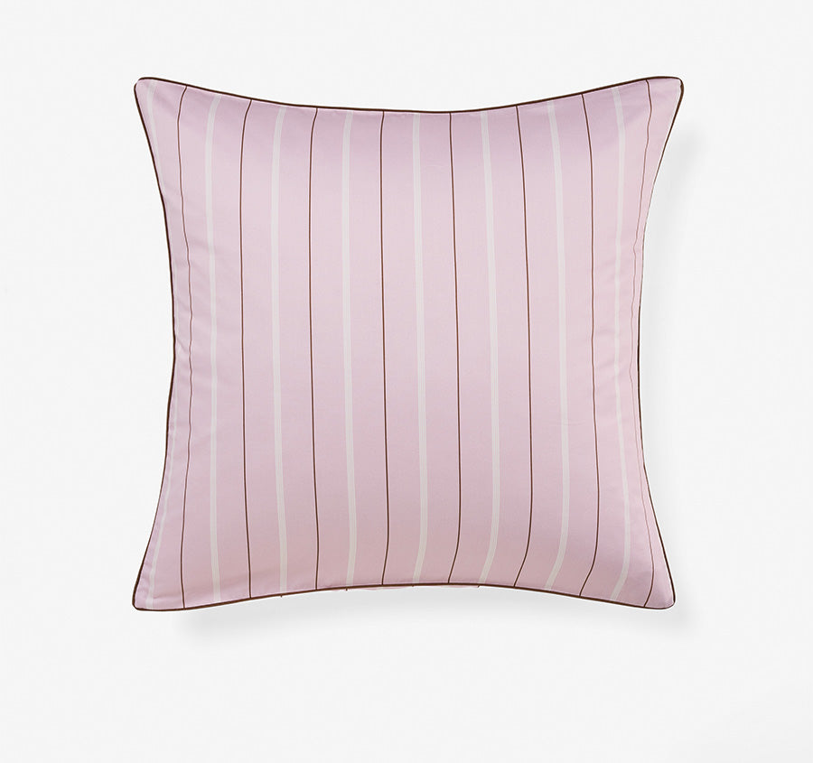 Monday Stripe European Pillowcase Lilac