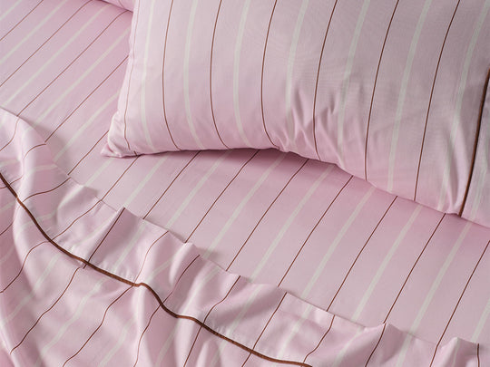 Monday Stripe Sheet Set Range Lilac