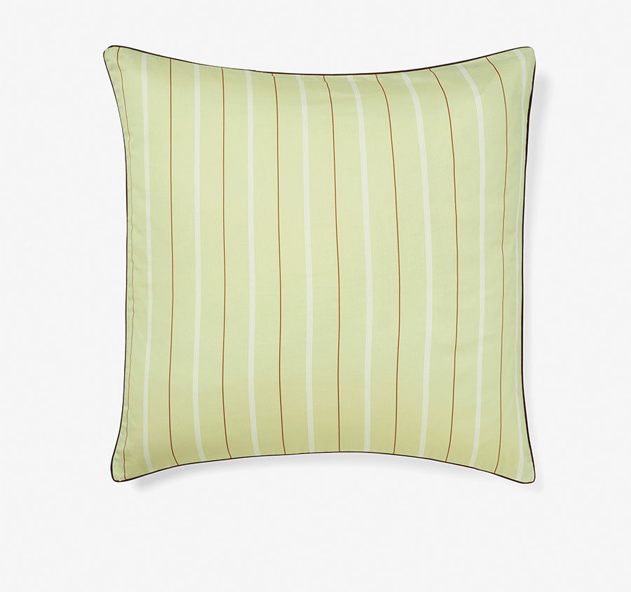 Monday Stripe European Pillowcase Pear