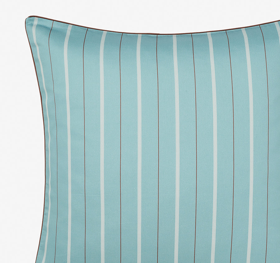 Monday Stripe European Pillowcase Reef