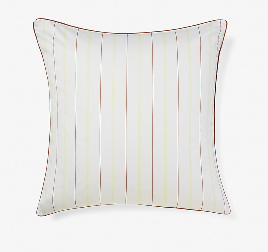 Monday Stripe European Pillowcase White