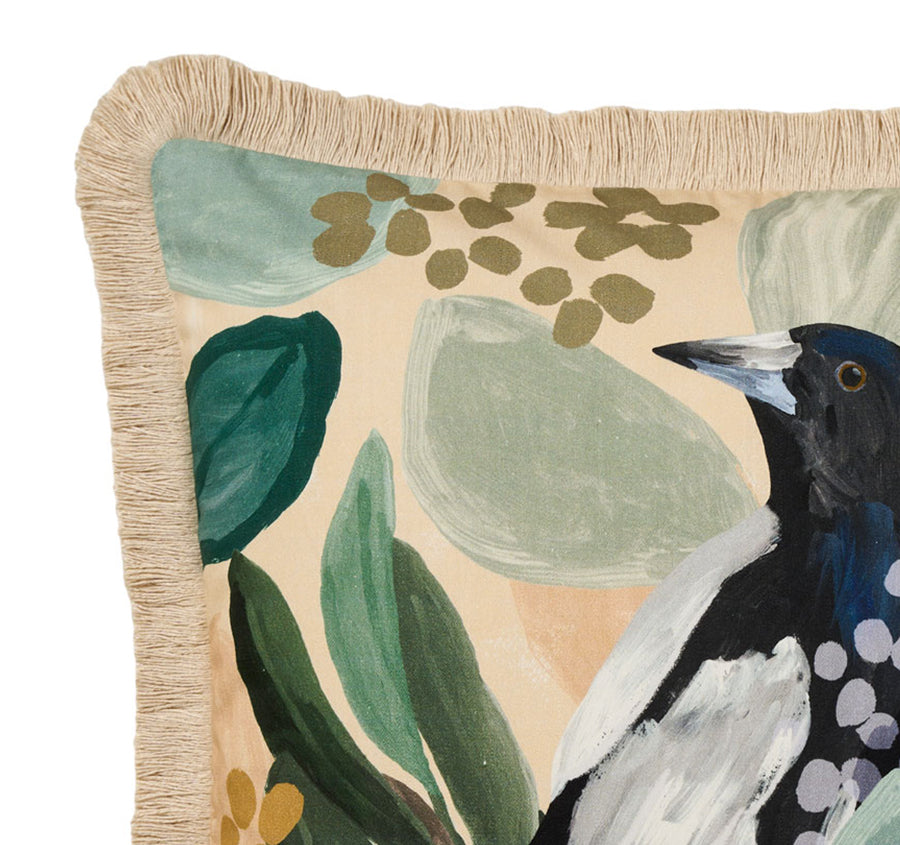 Mount Gambier Magpie 48x48cm Filled Cushion Multi
