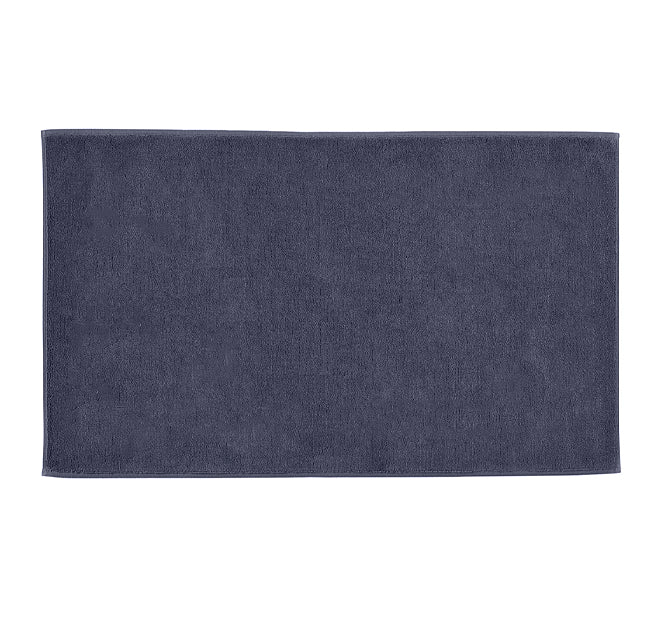 Nara 800GSM Bamboo Cotton Bath Mat Bluestone