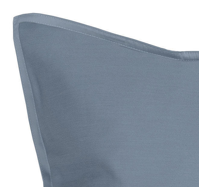 Nara 400THC Bamboo Cotton European Pillowcase Bluestone
