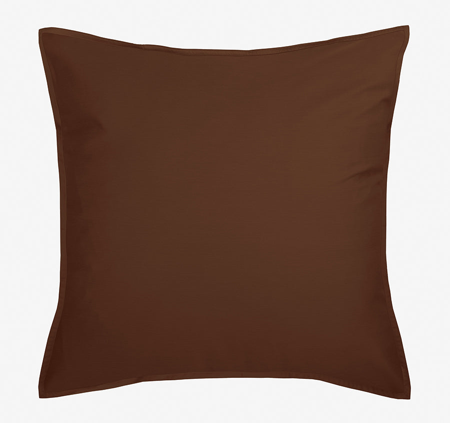 Nara 400THC Bamboo Cotton European Pillowcase Chocolate