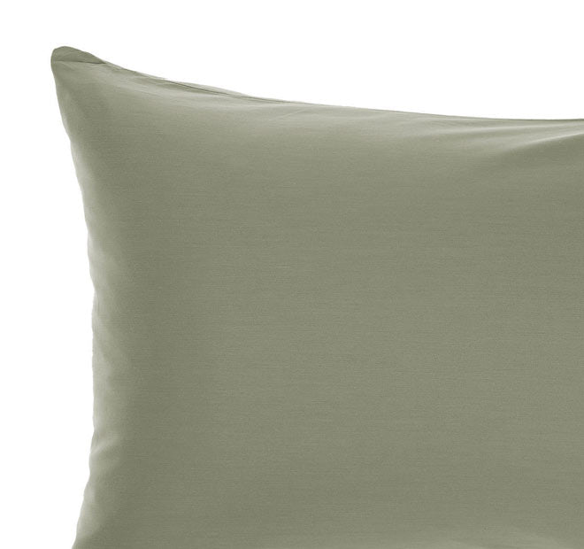 Nara 400THC Bamboo Cotton King Pillowcase Moss