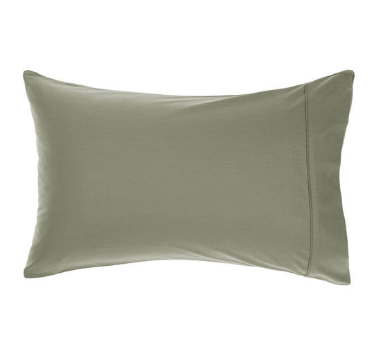 Nara 400THC Bamboo Cotton Standard Pillowcase Moss