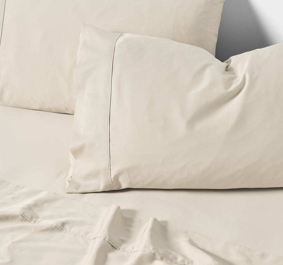 Nara 400THC Bamboo Cotton Mega Sheet Set Range Natural