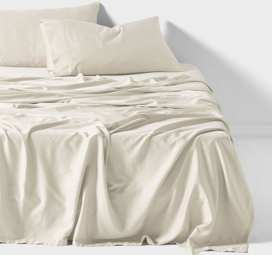 Nara 400THC Bamboo Cotton Mega Sheet Set Range Natural