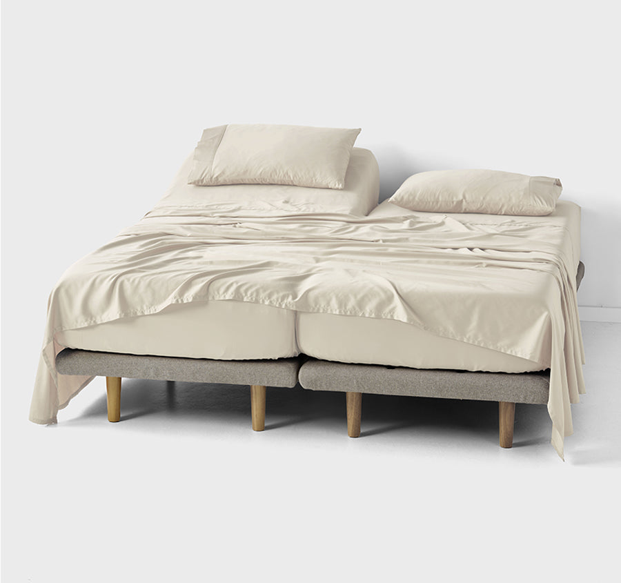 Nara 400THC Bamboo Cotton Mega Sheet Set Range Natural