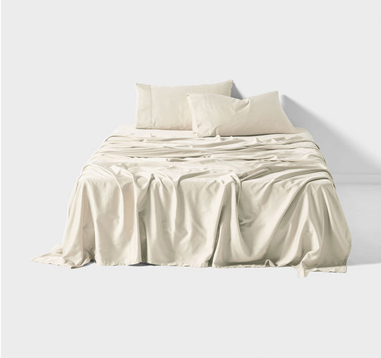 Nara 400THC Bamboo Cotton Mega Sheet Set Range Natural