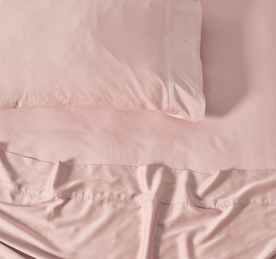 Nara 400THC Bamboo Cotton Mega Sheet Set Range Rose