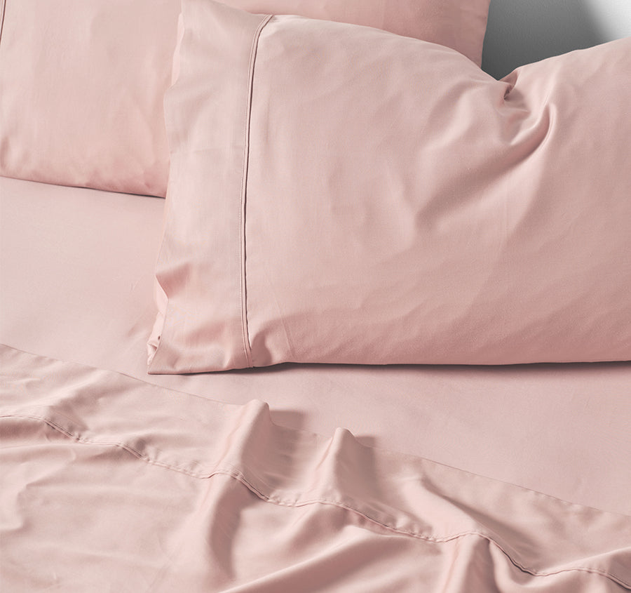 Nara 400THC Bamboo Cotton Mega Sheet Set Range Rose