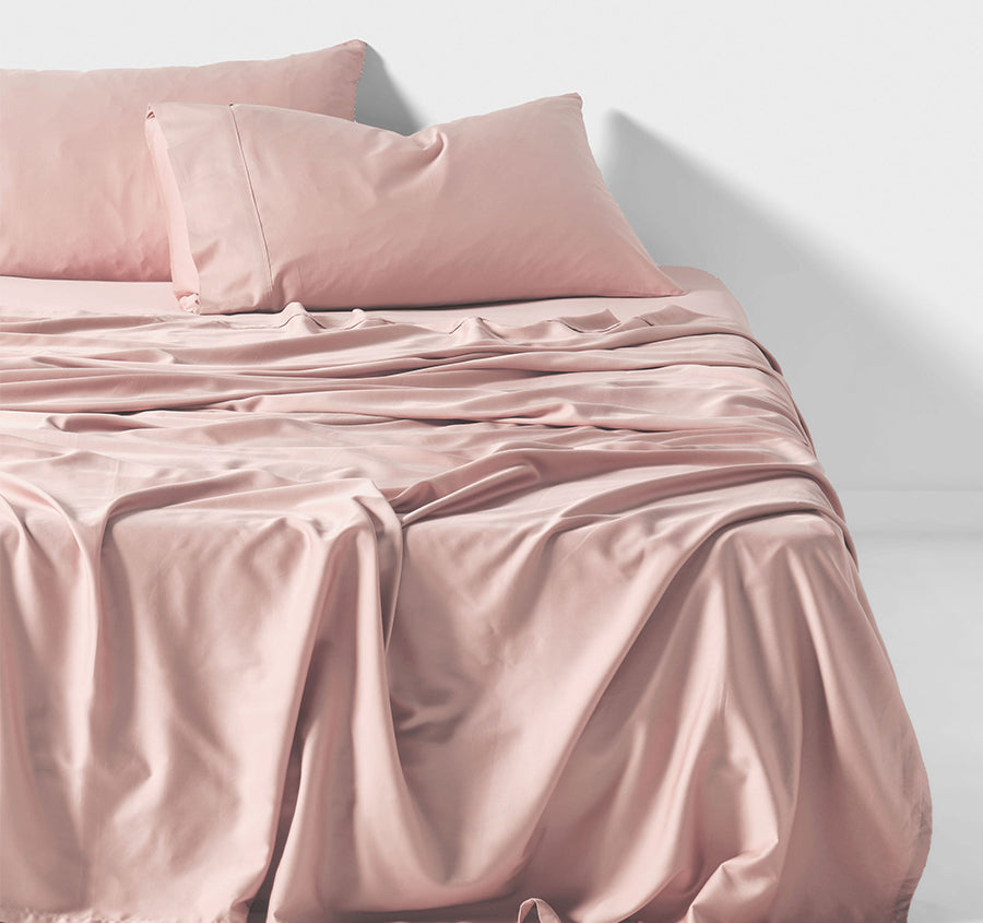 Nara 400THC Bamboo Cotton Mega Sheet Set Range Rose