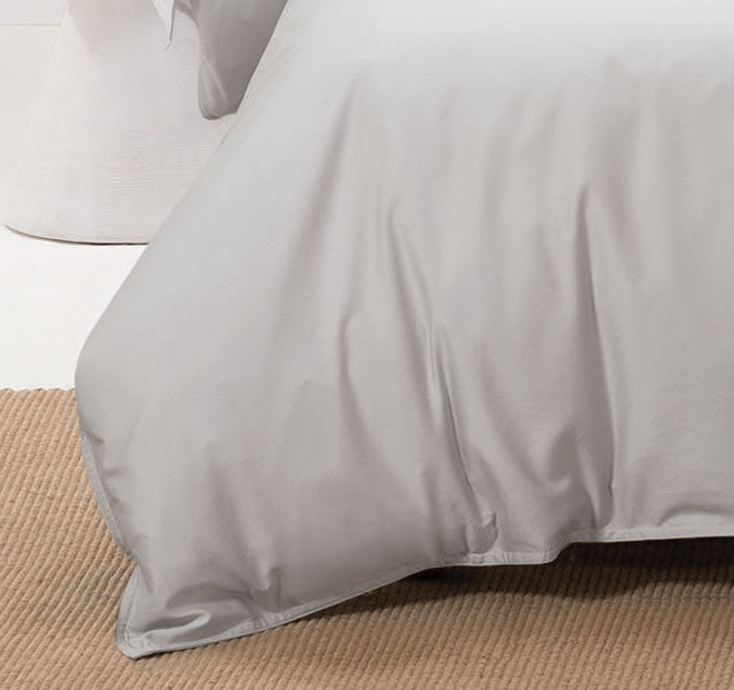 Nara 400THC Bamboo Cotton Quilt Cover Set Range Silver