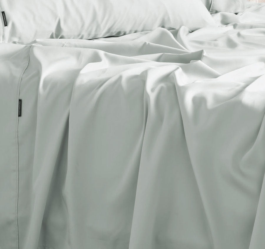 Nara 400THC Bamboo Cotton Mega Sheet Set Range Sky