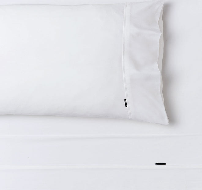 Nara 400THC Bamboo Cotton Mega Sheet Set Range White