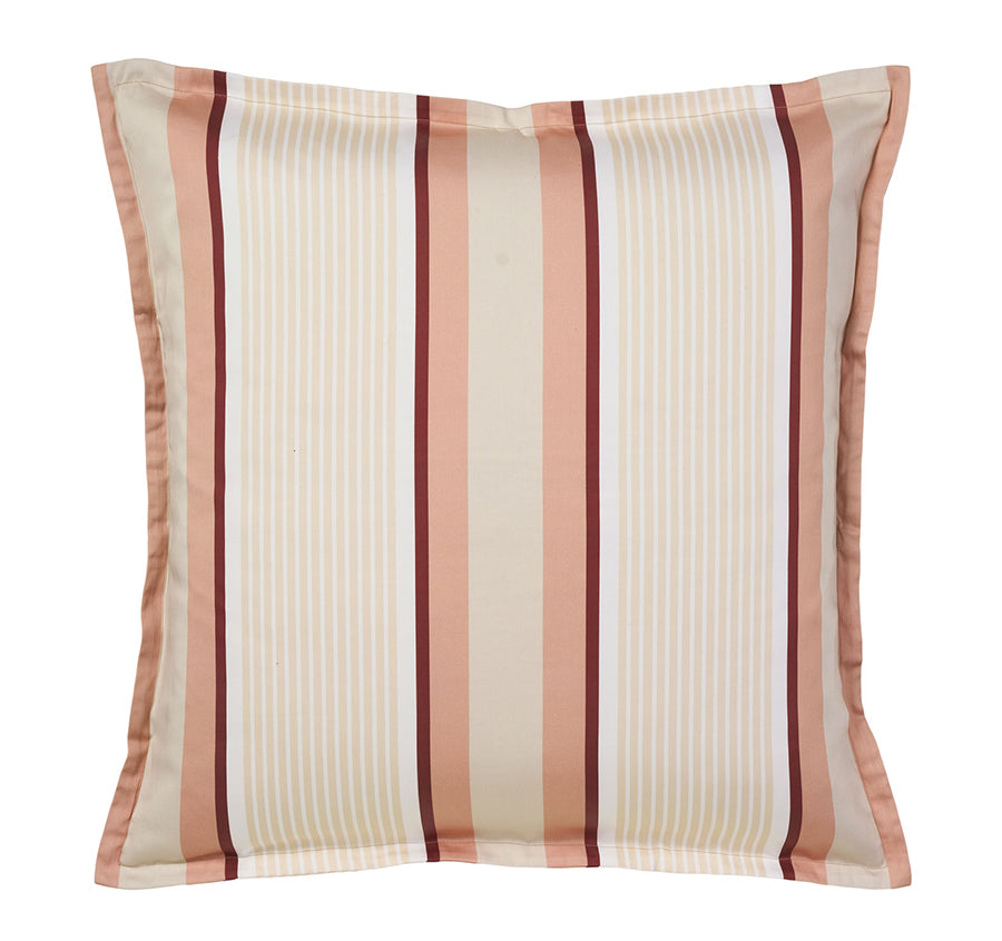 Nara Stripe European Pillowcase Clay