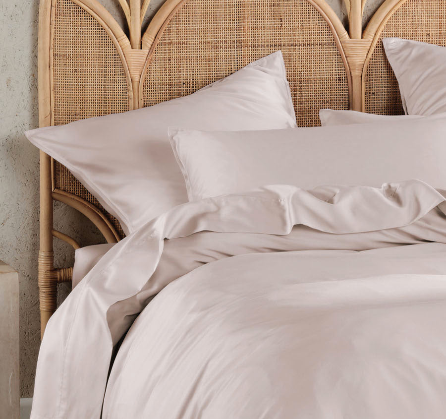 Nara 400THC Bamboo Cotton Quilt Cover Set Range Wisteria