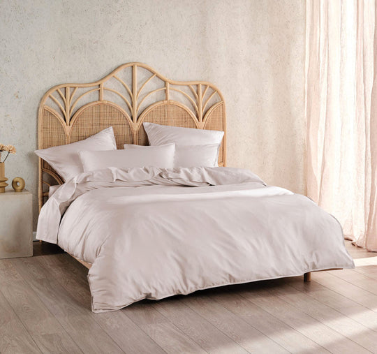 Nara 400THC Bamboo Cotton Quilt Cover Set Range Wisteria