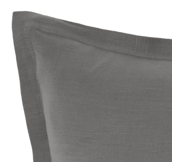 Nimes Linen 48x48cm Filled Cushion Ash