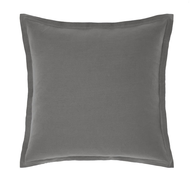 Nimes Linen 48x48cm Filled Cushion Ash