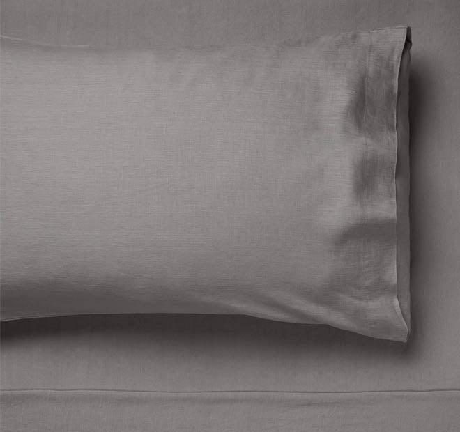 Nimes Linen Mega Sheet Set Range Ash