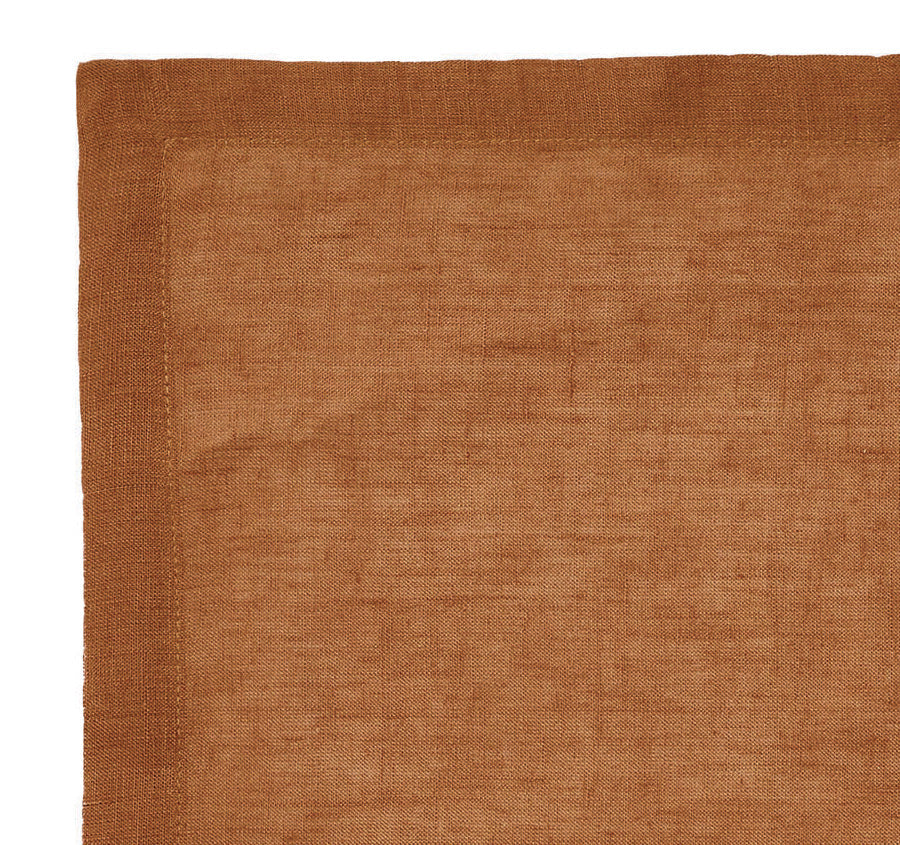 Nimes Linen Placemat Cinnamon