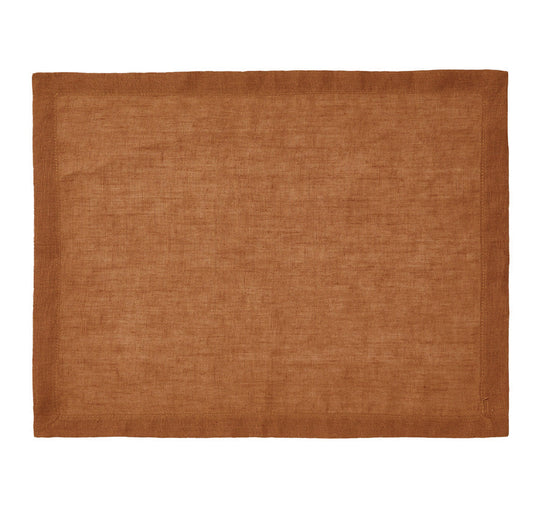 Nimes Linen Placemat Cinnamon