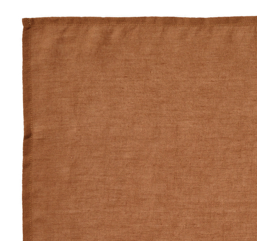 Nimes Linen Tea Towel Cinnamon