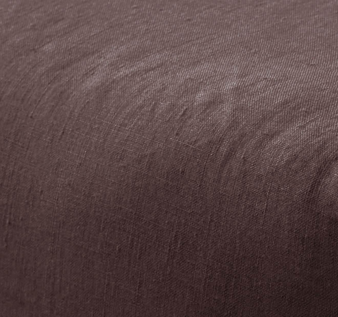 Nimes Linen Mega Fitted Sheet Range Espresso