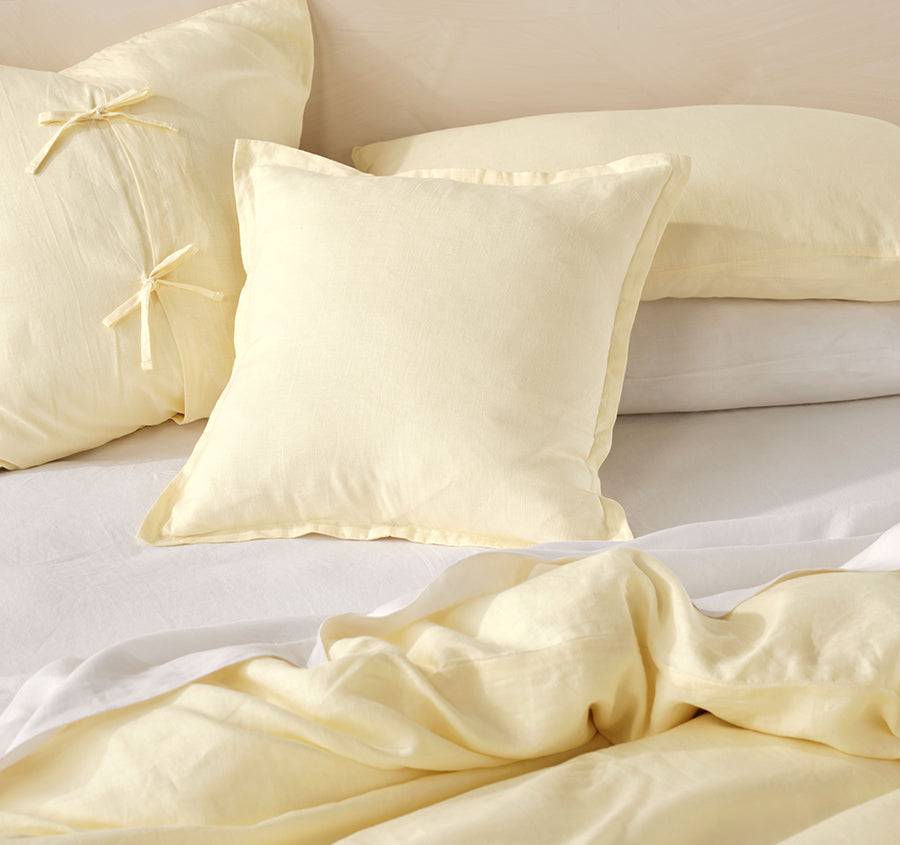 Nimes 48x48cm Filled Cushion Lemon
