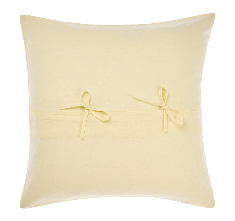 Nimes European Pillowcase Lemon