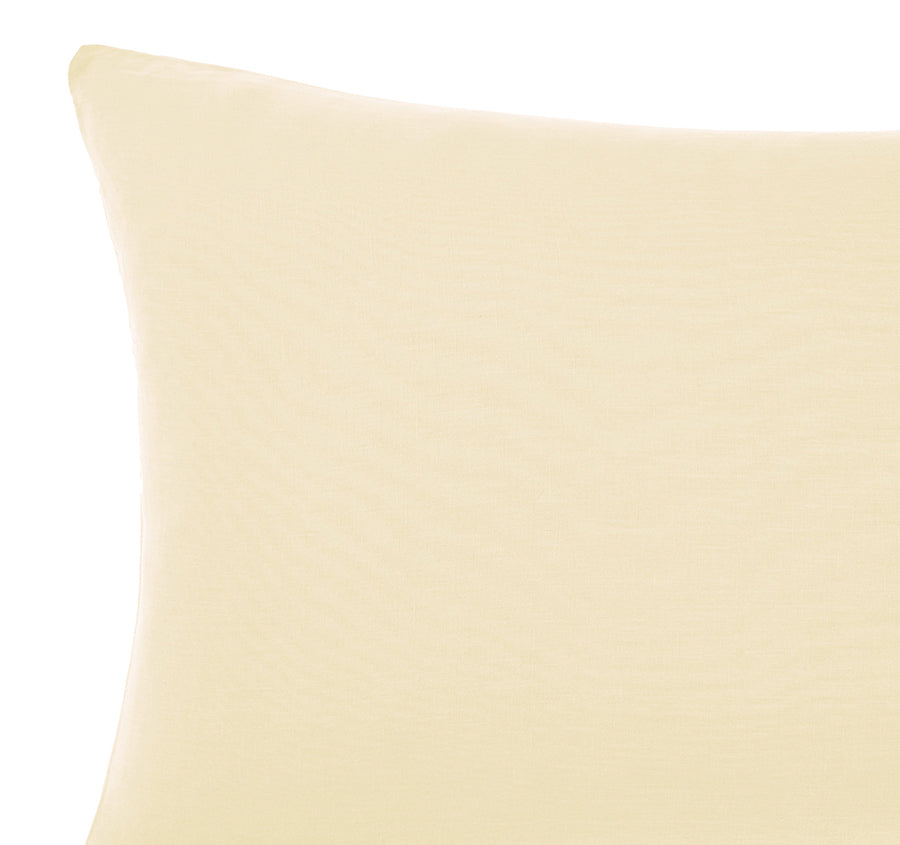 Nimes Standard Pillowcase Lemon