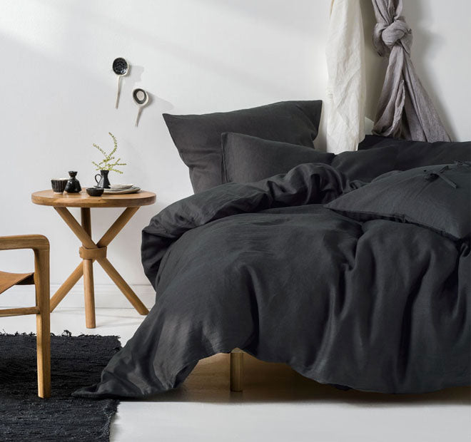 Nimes Linen Quilt Cover Set Range Magnet