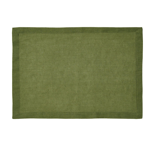 Nimes Linen Placemat Moss