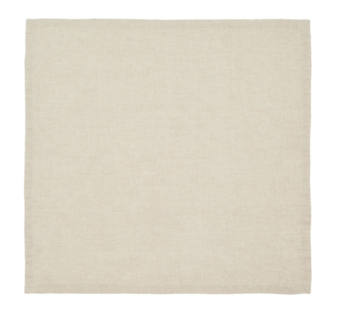 Nimes Linen 45x45cm 4 Piece Napkin Set Natural